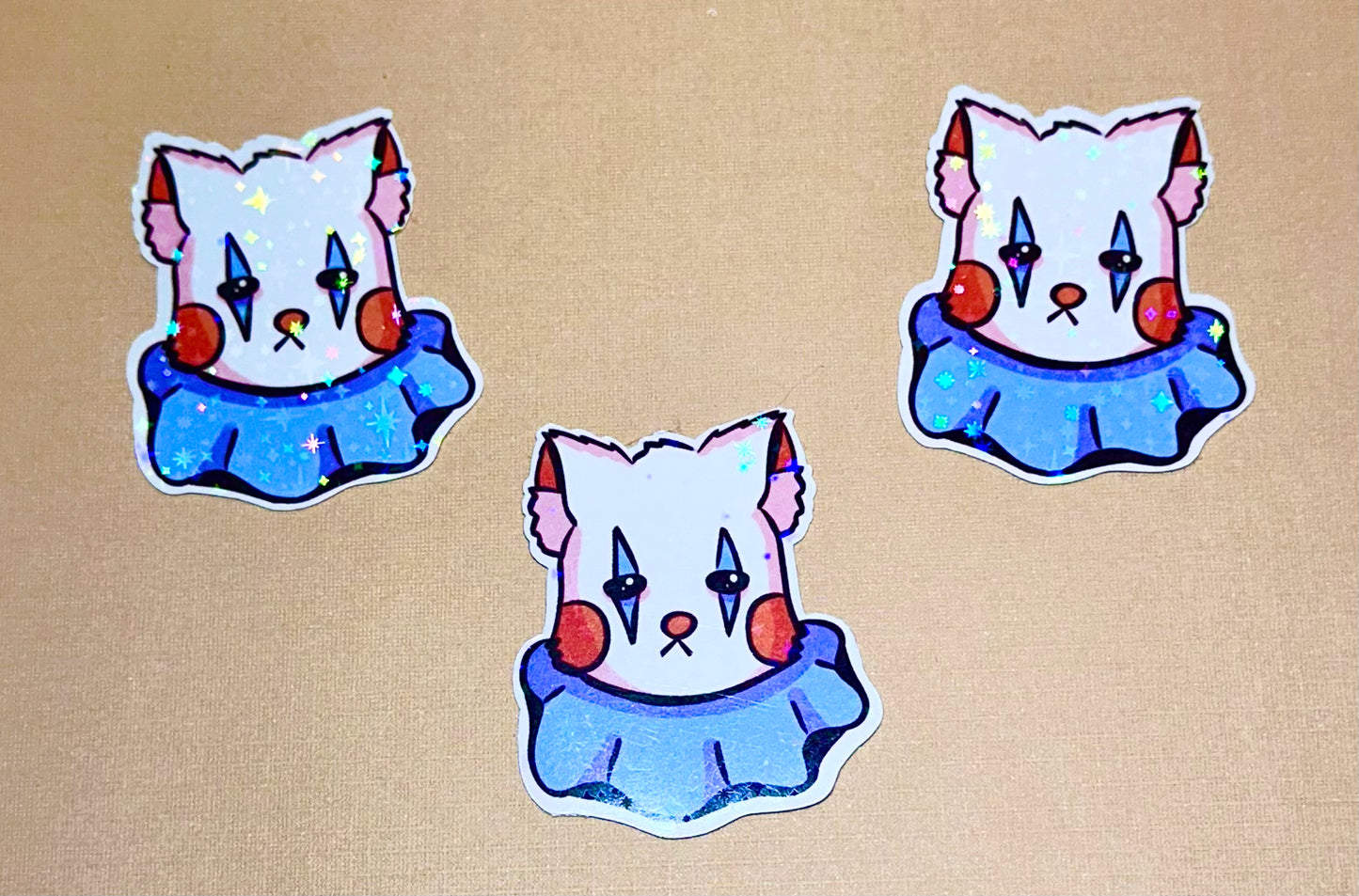Clown Animal Stickers