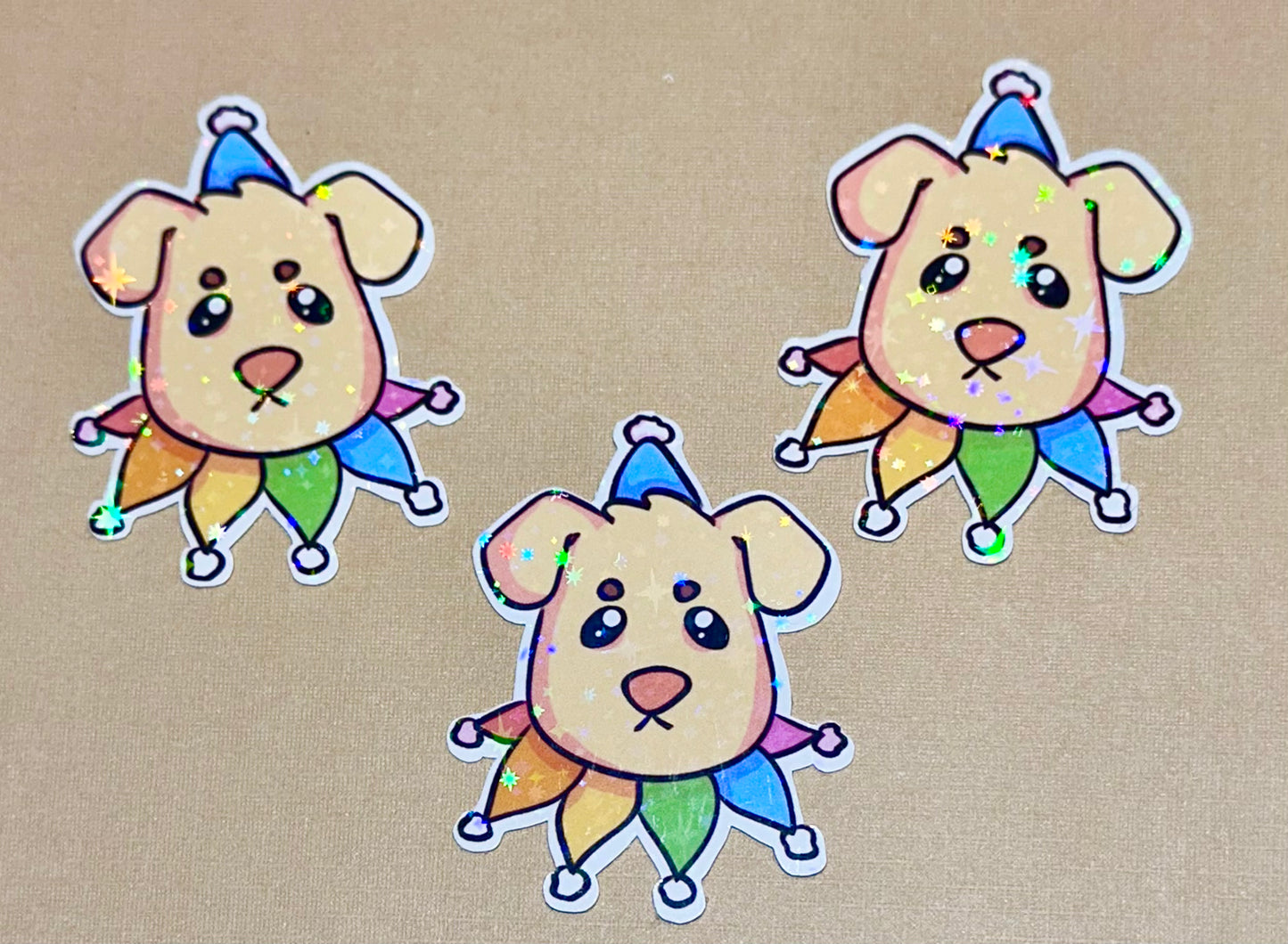 Clown Animal Stickers