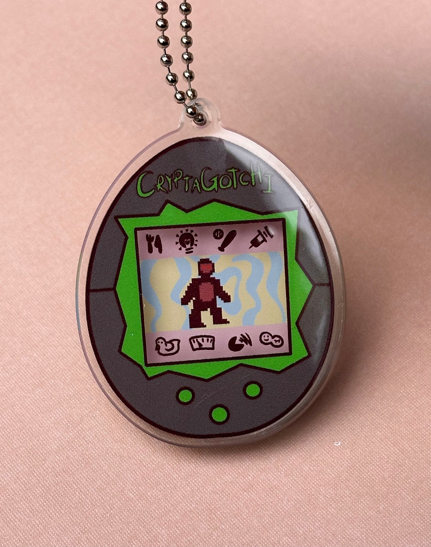 Bigfoot Tamagochi Keychain
