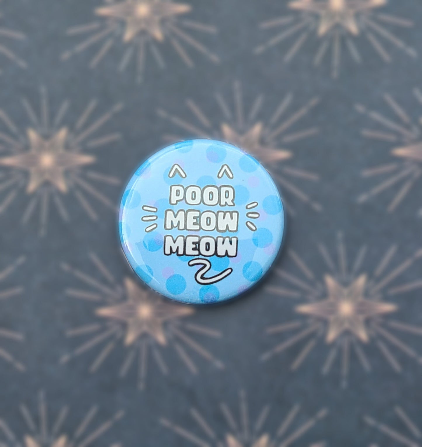 Poor Meow Meow Button