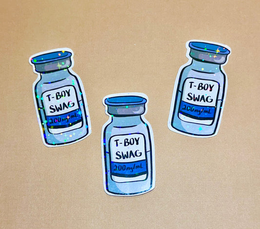 T Boy Swag Sticker