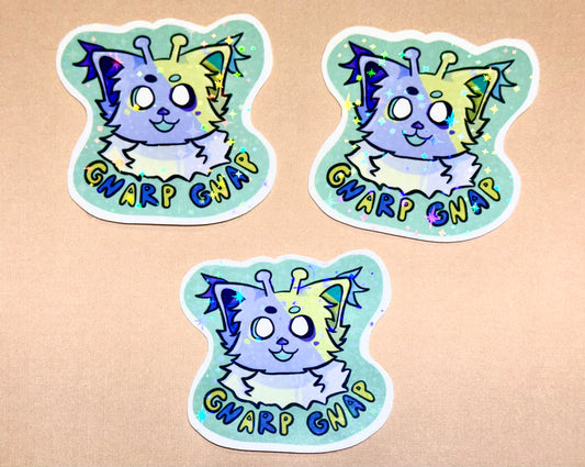 Alien Cat Sticker