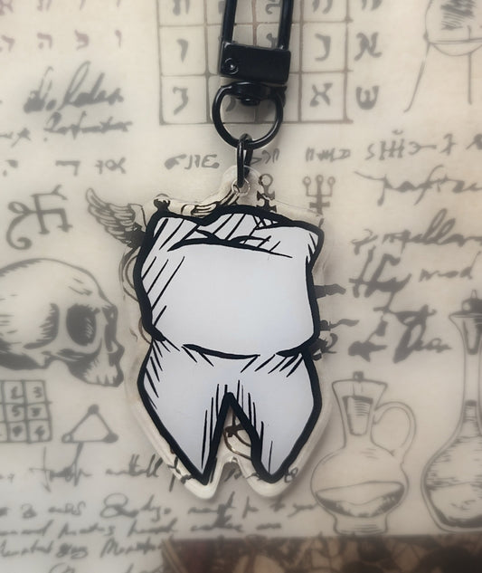 Tooth Acrylic Keychain