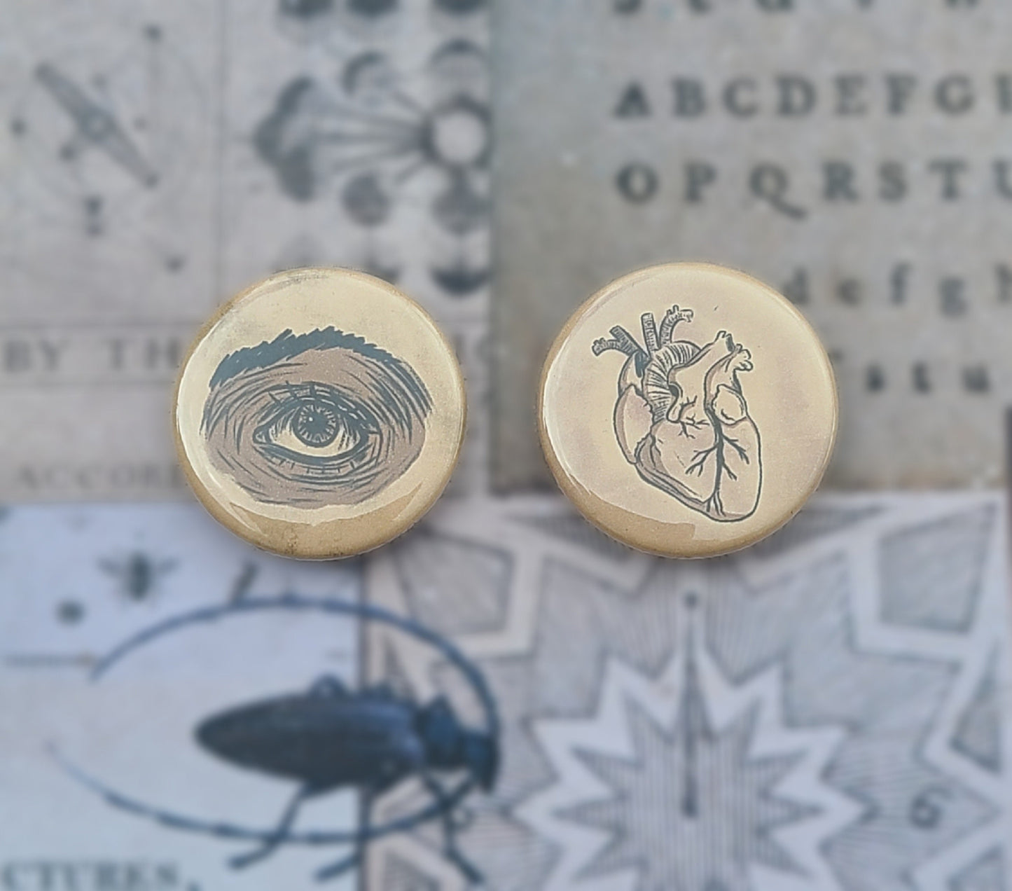 Heart and Soul Button Set